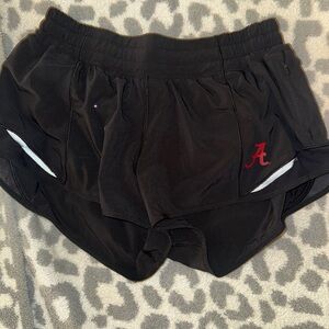 Lululemon Alabama hotty hot shorts